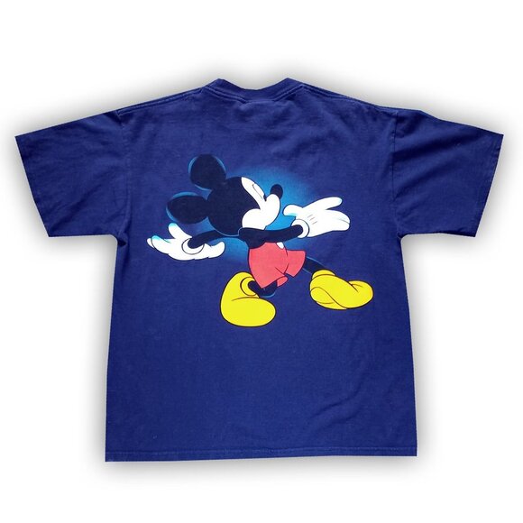Vintage 80 90's Walt Disney MICKEY Mouse All Over Print Orlando Florida T-Shirt - Picture 4 of 8